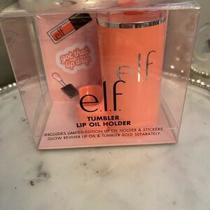 e.l.f. Tumbler Lip Oil Holder - Coral Fixation